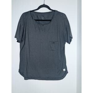 Vuori Lux Performance Pocket Tee Women Short Sleeve Sz L